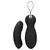 Elegance Dual Vibrating Toy Purity Black