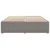 Vidaxl Posteljni okvir brez vzmetnice taupe 180x200 cm blago