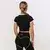 GymBeam Women‘s Varsity T-Shirt Black
