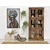 shumee 3D kovinska slika loft dama afrika 70x120 cm