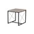 Hanah Home Set klub stolova Defne, Krem-crni