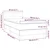 Vidaxl Box spring postelja z vzmetnico LED krem 80x200 cm blago