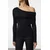 Trendyol Milla Ženska bluza Twoaw25Bz00262, Crna
