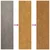 Vrtna vrata 100x125 cm Corten čelik dizajn trave