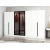 Hanah home Ormar Kale Plus 315x210x52cm Sivi