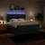 Box spring postelja z vzmetnico modra 180x200 cm blago - vidaXL - modra - 112.24 - 180 x 200 cm - vidaXL