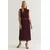 Trendyol Milla Ženska haljina Twoss25El00118, Bordo