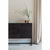 Rjava nizka komoda iz masivnega tika 135x82 cm Webster – White Label