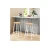 Hanah Home Barski set sto i stolice Mola Set 100, 100x90x40 cm, Bela