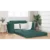 Krevet na razvlačenje 60cm Tamnozelena tkanina