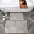 Lessentiel Maison Set prostirki za kupatilo Asr35, 2 dela, Siva
