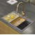 granitni umivalnik MARC 110 WORKSTATION Grey Metallic