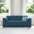 vidaXL Trosed moder 220x77x82 cm žamet