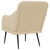 Fotelja krem 63 x 76 x 80 cm od tkanine