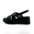 Mona Shoes Ženske sandale, Soft uložak, Kožne, Crne