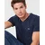 Lacoste Majica TH6710 Mornarsko modra Regular Fit