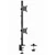 Gembird MA-D2-02 Gembird Podesivi vertikalni stoni drzač za dva monitora, tilt, 17-32, 2x9kg, Crni