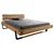 Livetastic POSTELJA IZ TRAMOV 140 cm  x 200 cm , les divji hrast