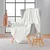 Kremno bela odeja iz mikroflanele 125x150 cm Mini Frosty – douceur dintérieur