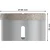 Vrtalna krona PRO Ceramic dry, 68 x 35 mm, X-Lock