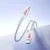 Joyroom Kabel serije Crystal-Clear 60 W USB-C – USB-C, 1,2 m – bel