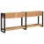 Konzolni stolovi 2 pcs Smeđa 200 x 33 x 75 cm Čvrsto drvo manga