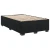 vidaXL Box spring postelja z vzmetnico črna 120x200 cm žamet