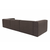 ATELIER DEL SOFA Ugaona garnitura Fora Dark Brown