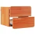 Noćni ormarić 2 pcs Smeđa 39 x 34 x 33 cm Masivna borovina