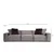 Atelier del Sofa Trosed Lego 100x76x300cm Sivi