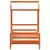 Okvir kreveta s krovom voštano smeđi 90x200 cm masivna borovina