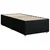 vidaXL Box spring postelja z vzmetnico črn 90x190 cm blago