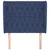 Vidaxl Vzglavje z ušesi modro 103x23x118/128 cm blago
