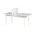 Hanah Home Set trpezarijski sto, 2 trpezarijske stolice i klupa Vina 1048 Belo-Tamnoplavi