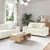 Set sofe 3 pcs Krema 221 x 80 x 80 cm Baršun