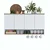 Hanah Home Kuhinjski element JE198-3811, 120x61.8x27.5 cm, Beli