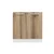 Hanah Home kuhinjski element Minar 4144, 80 cm, beli / dore
