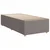 Vidaxl Box spring postelja z vzmetnico taupe 90x200 cm blago