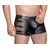 NEK Mens Matte Black Pants with Net Inserts & Studded Straps, Size L ONK014C