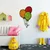 Wallity Zidna dekoracija Moss - Balloons, 62 x 36 cm, Crvena