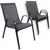 Gardenson Set Vrtnih Stolov Sonlas, Antracit, 2 Kos