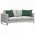 Jastučići za sofu 2 pcs Tamnozelena 70 x 50 cm Kordura tekstil