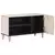 TV ormar s policom Bijelo 80 x 31,5 x 46 cm Čvrsto drvo manga