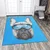 Conceptum Hypnose Tepih Csbrghl-333, Pravougaoni, 100 x 180 cm, Plavo-sivi