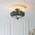 Endon 111897 - Plafonski luster Tiffany DRAGONFLY 3xE27/10W/230V prečnik 41 cm