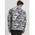 Vintage Camo Cotton Bomber Jacket Snow Camo