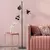 Opviq Yildo 7022 Podna lampa, Crna