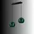 OPVIQ Luster zelena boja Orbit 20 20 16300 D