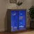 Komoda s LED svjetlima siva boja betona 81x37x100 cm