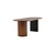 Venture Design Jedilna miza Bianca 75x200x90 cm oreh